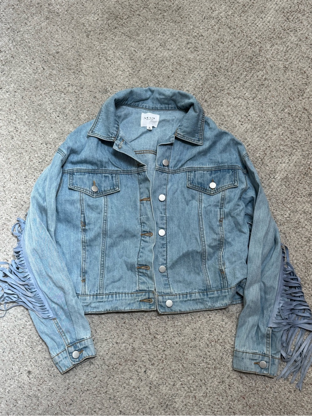 Fringe Jeans Jacket